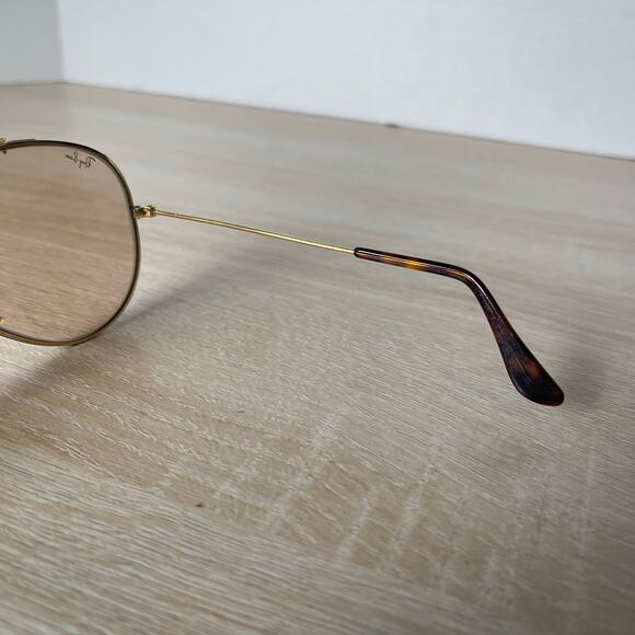 Vintage B&L Ray-Ban Bullet Hole Shooter Aviators Sunglasses Gradient Lenses - Picture 7 of 15